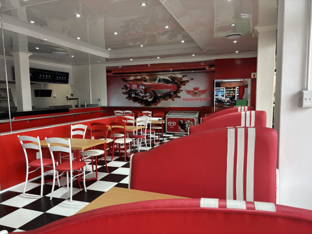 Petrol Station and 80s-Style Diner in Kroonstad